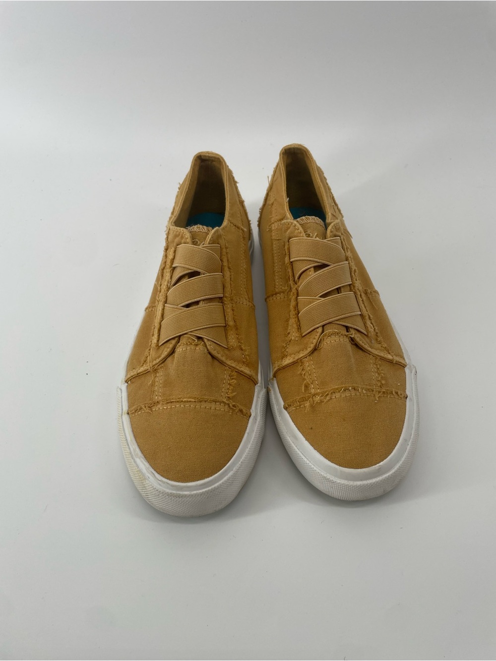 Blowfish Malibu Women’s Slip-On Canvas Sneakers in Mustard Yellow